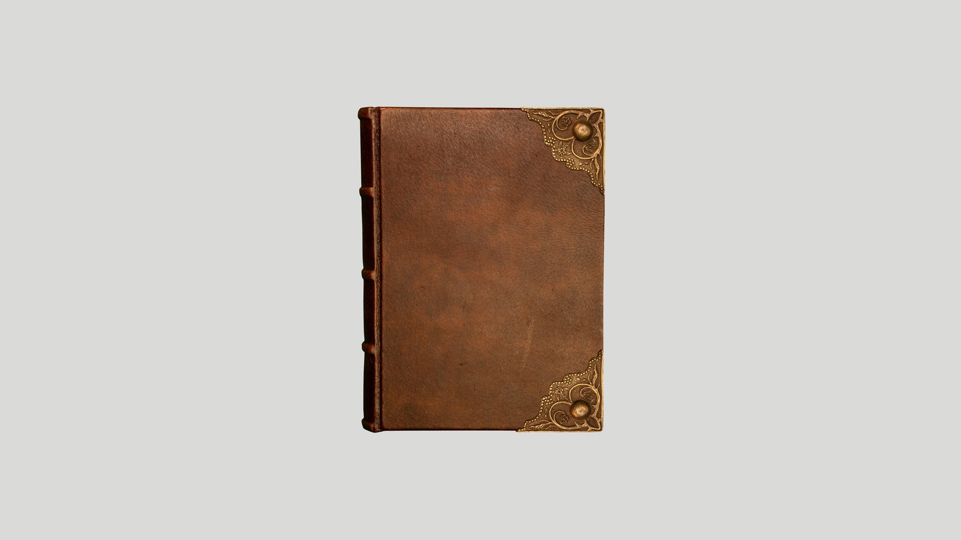 15x21 notebook with brass applications