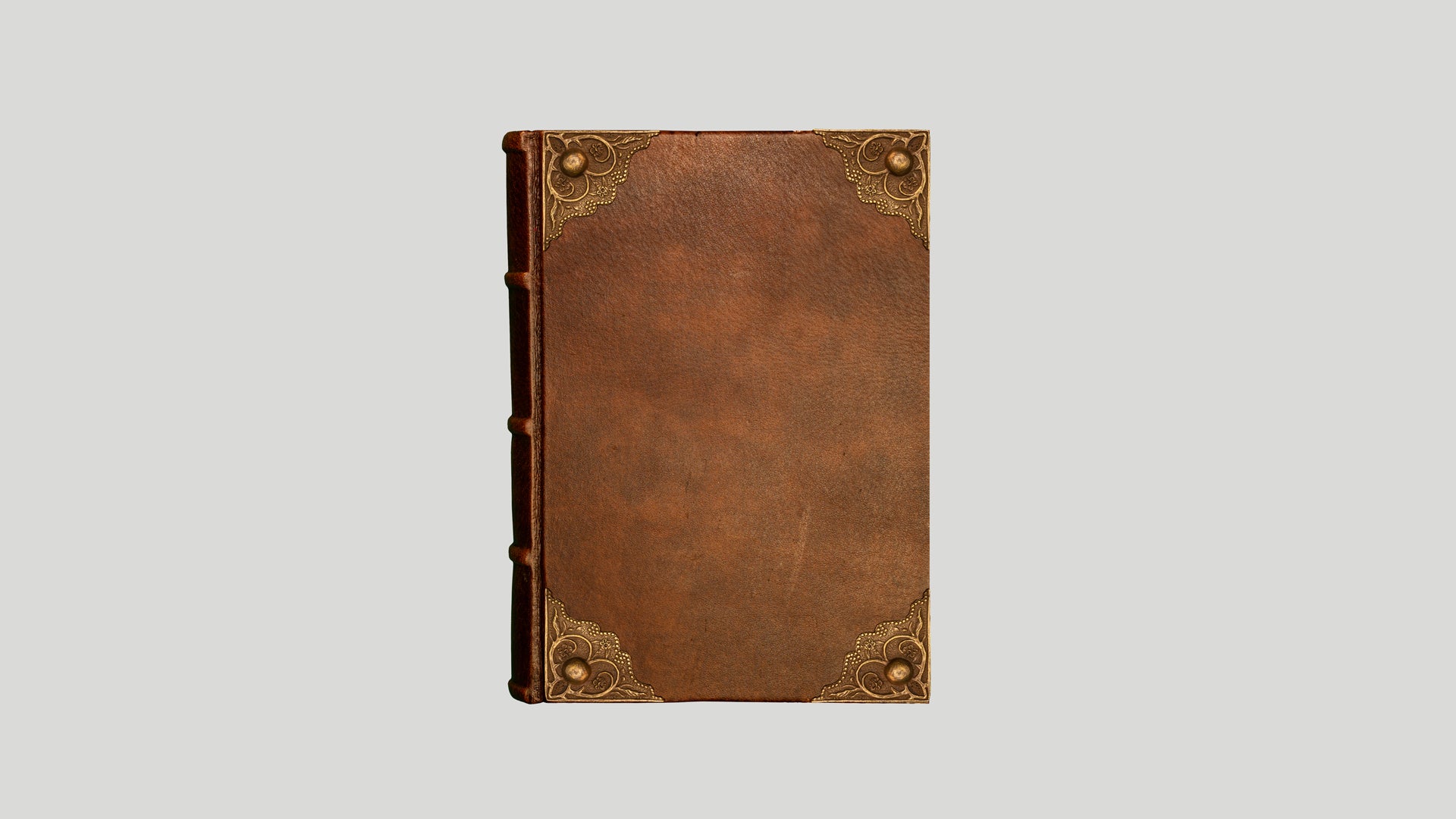 18x25 notebook with brass applications