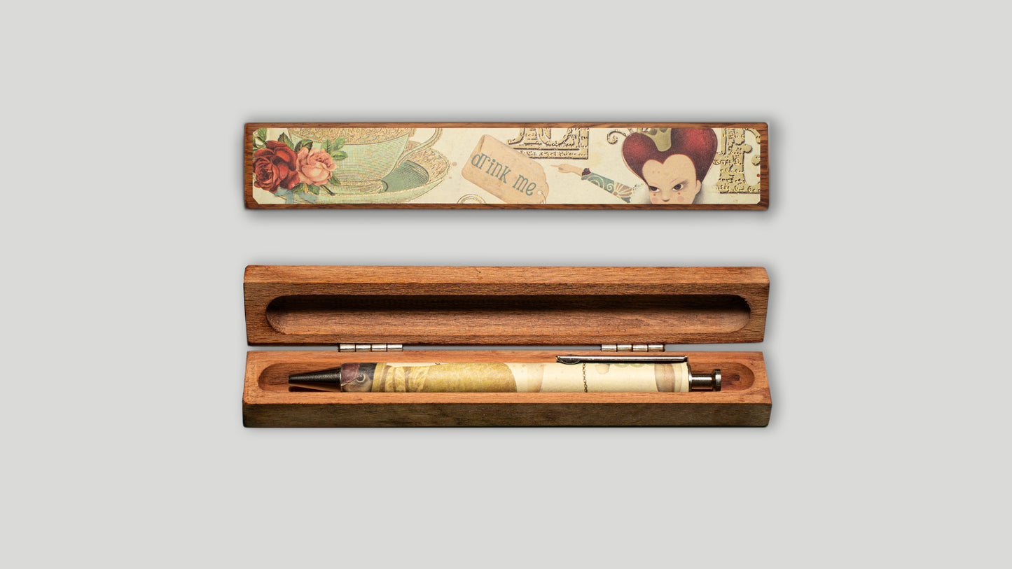 Astucci in legno con biro in legno