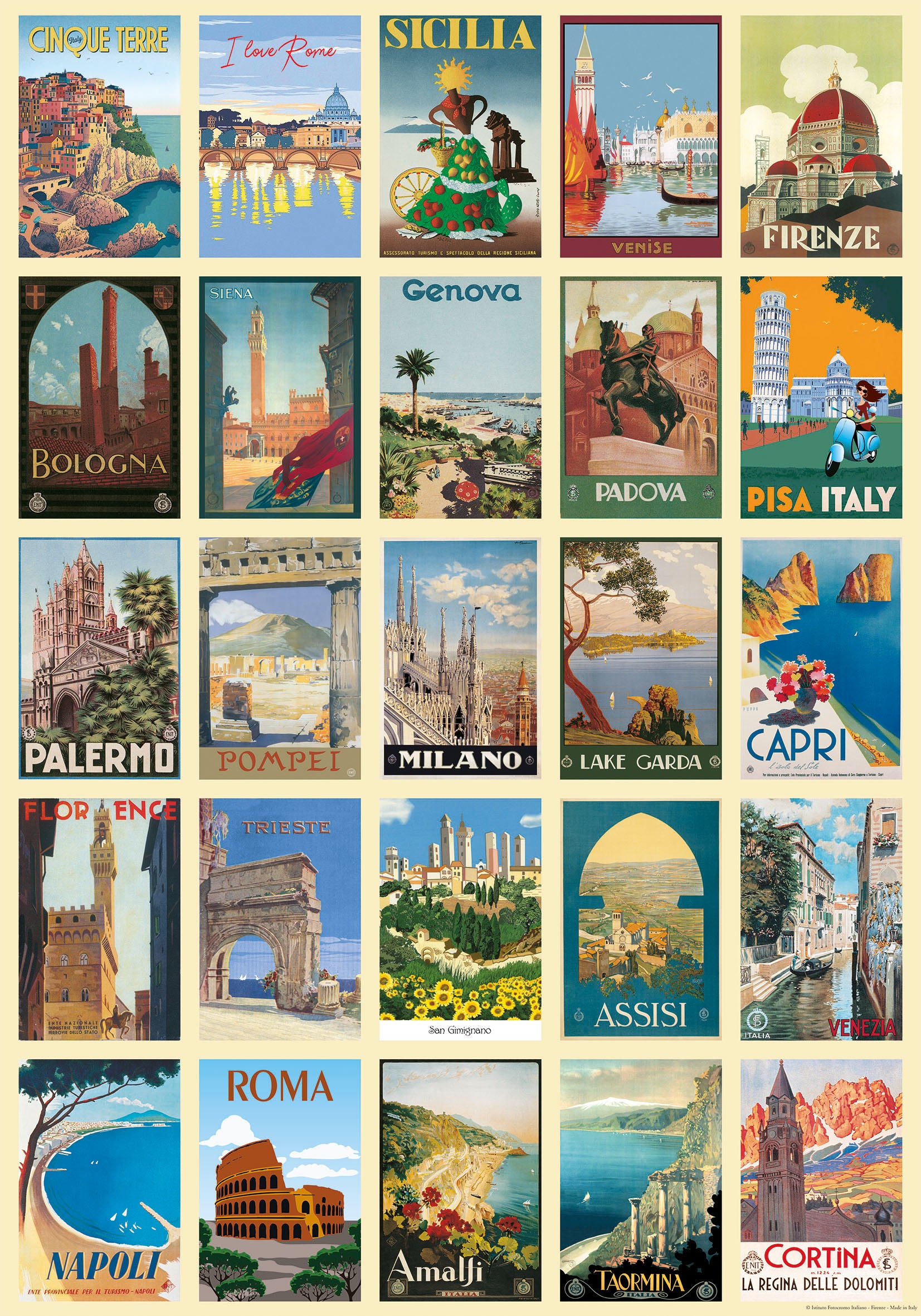 Postkarten von Italien