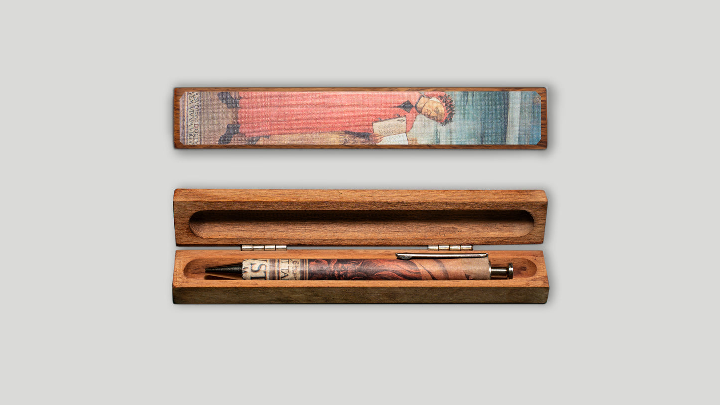 Astucci in legno con biro in legno