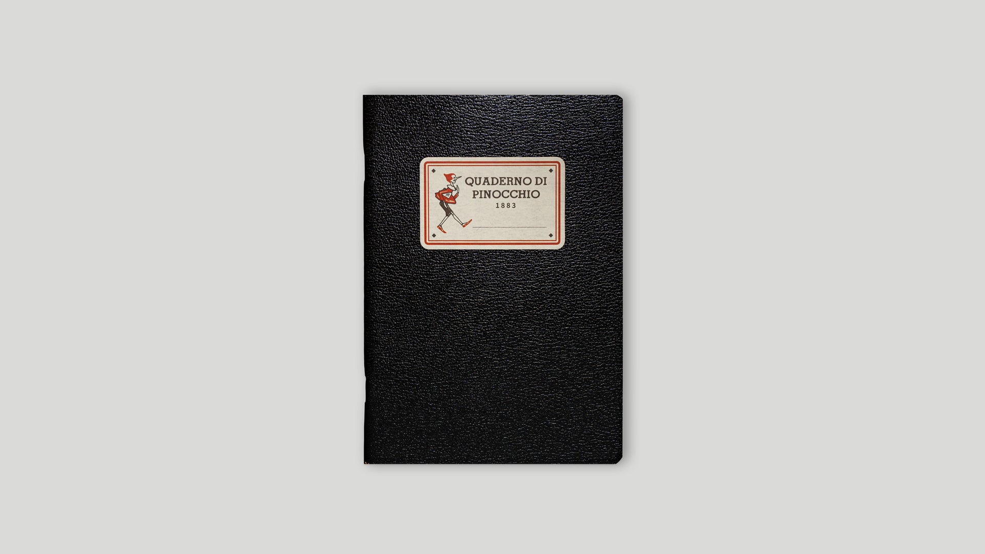 Classic Black Labeled Notebook - Medium Size