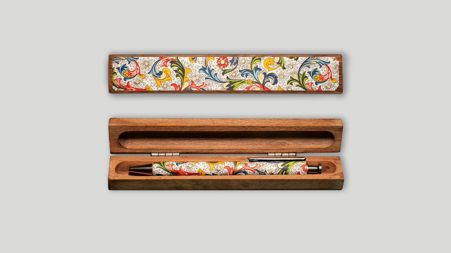 Astucci in legno con biro in legno