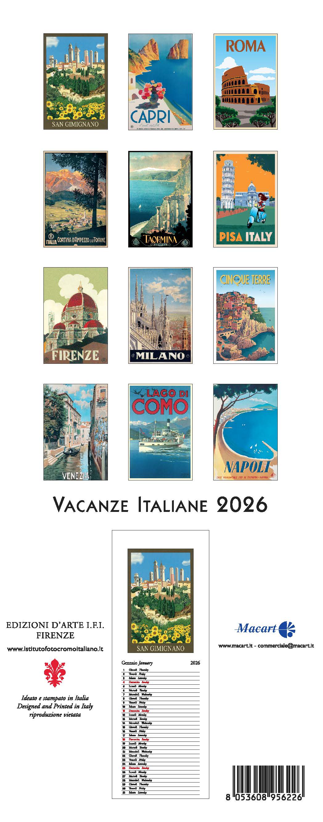 Italian Holidays 2026