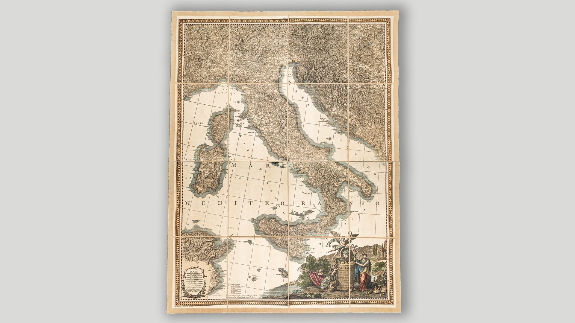 L'Italia di Rizzi-Zannoni - 1806