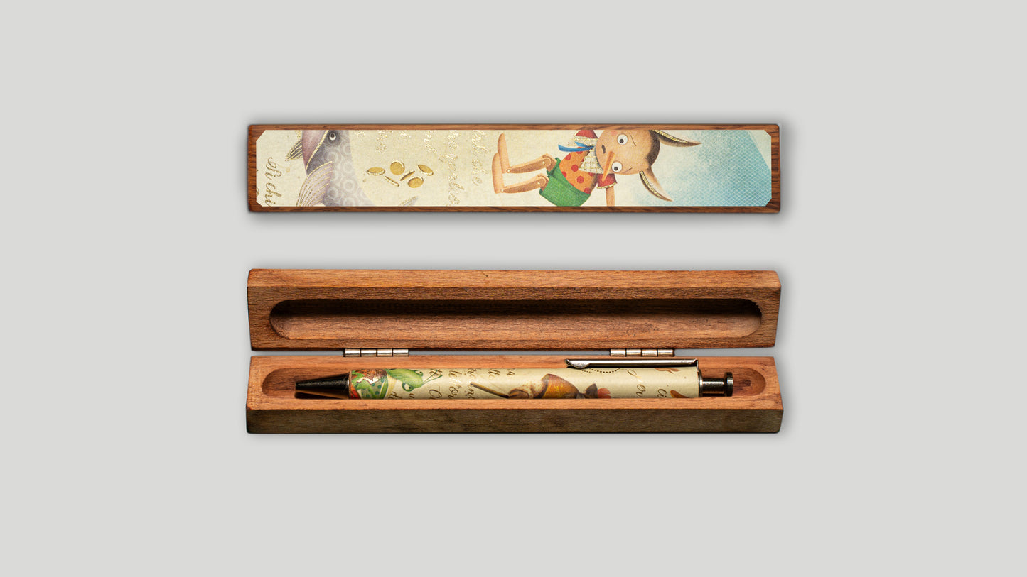 Astucci in legno con biro in legno