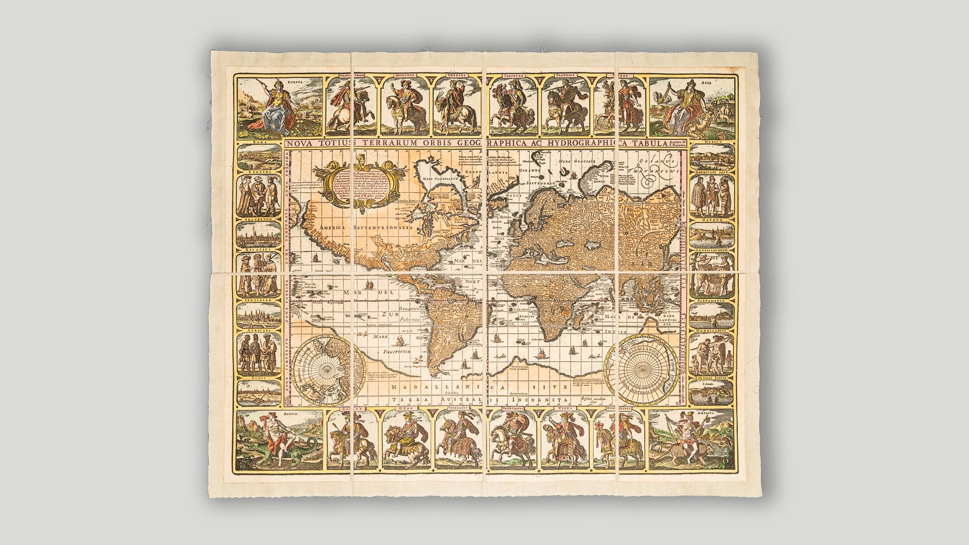 Planisfero Piscator - 1652