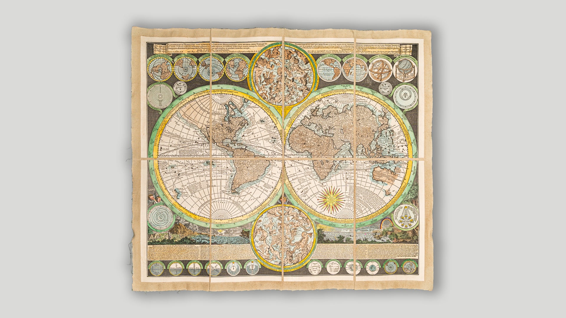 Planisfero Zurner di Zurner - 1600