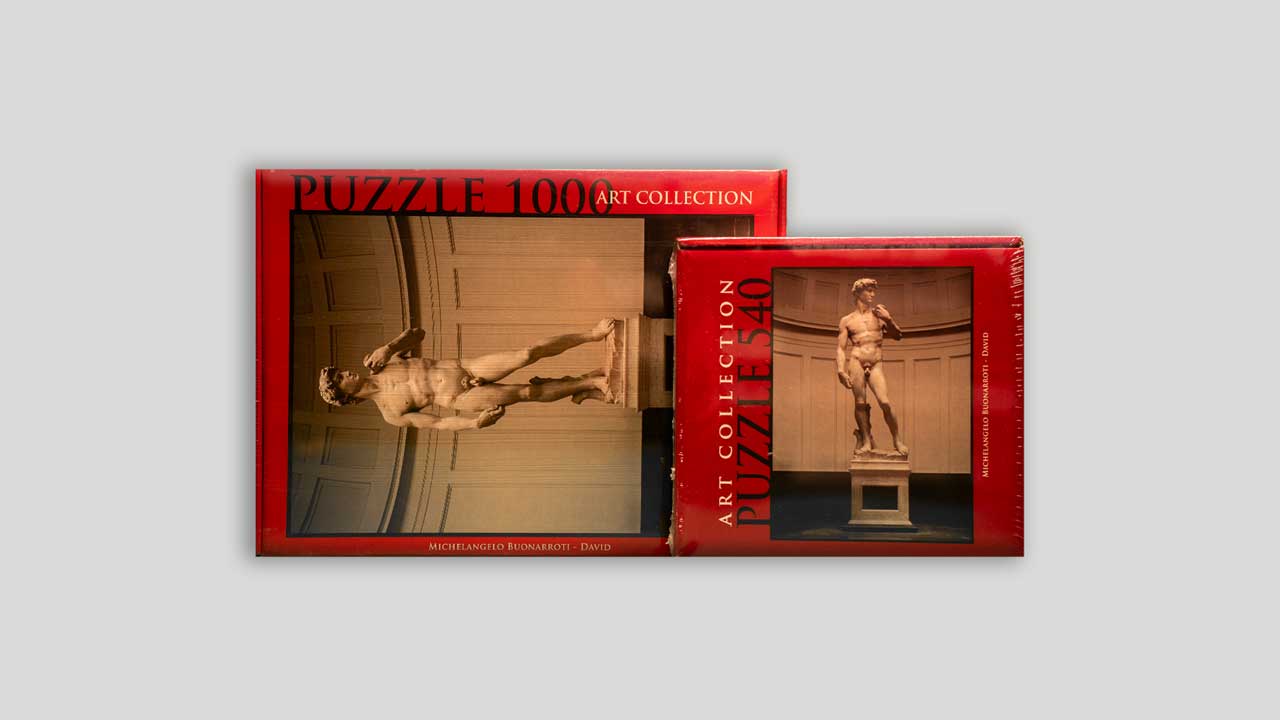 Puzzle David by Michelangelo
