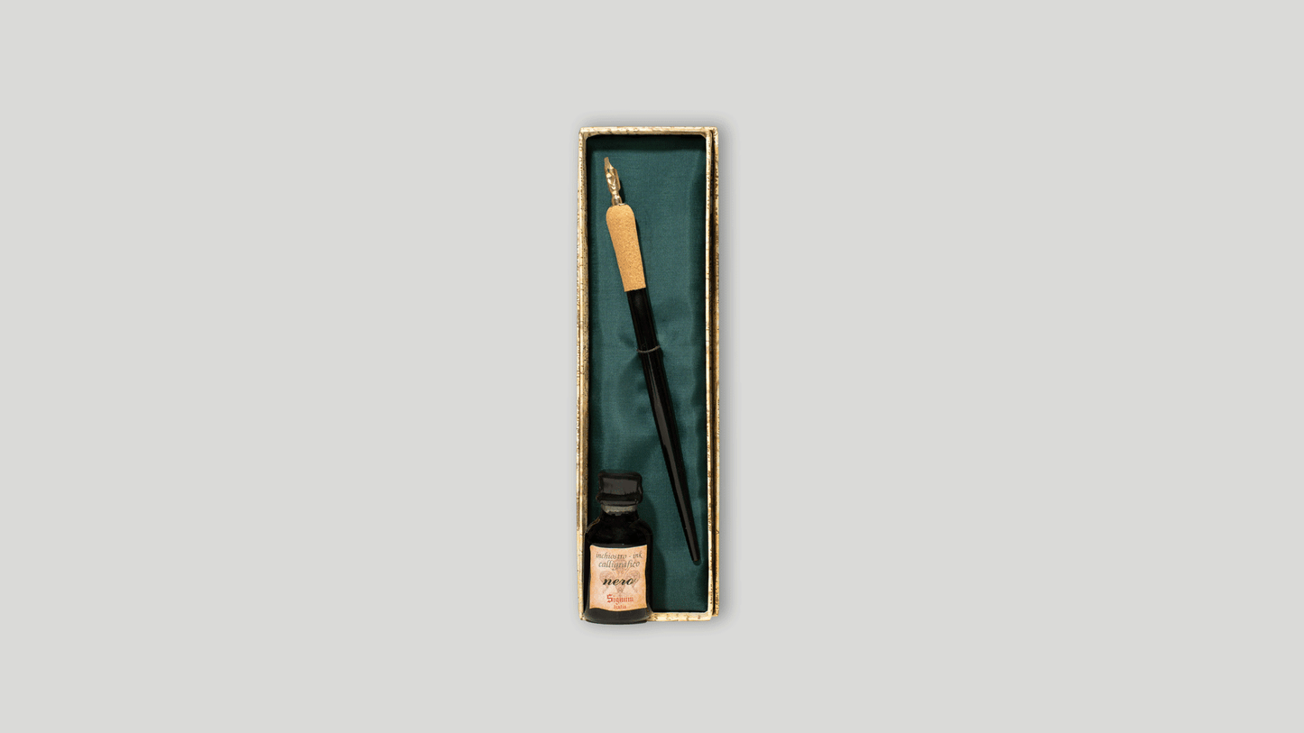Set canotti con inchiostro
