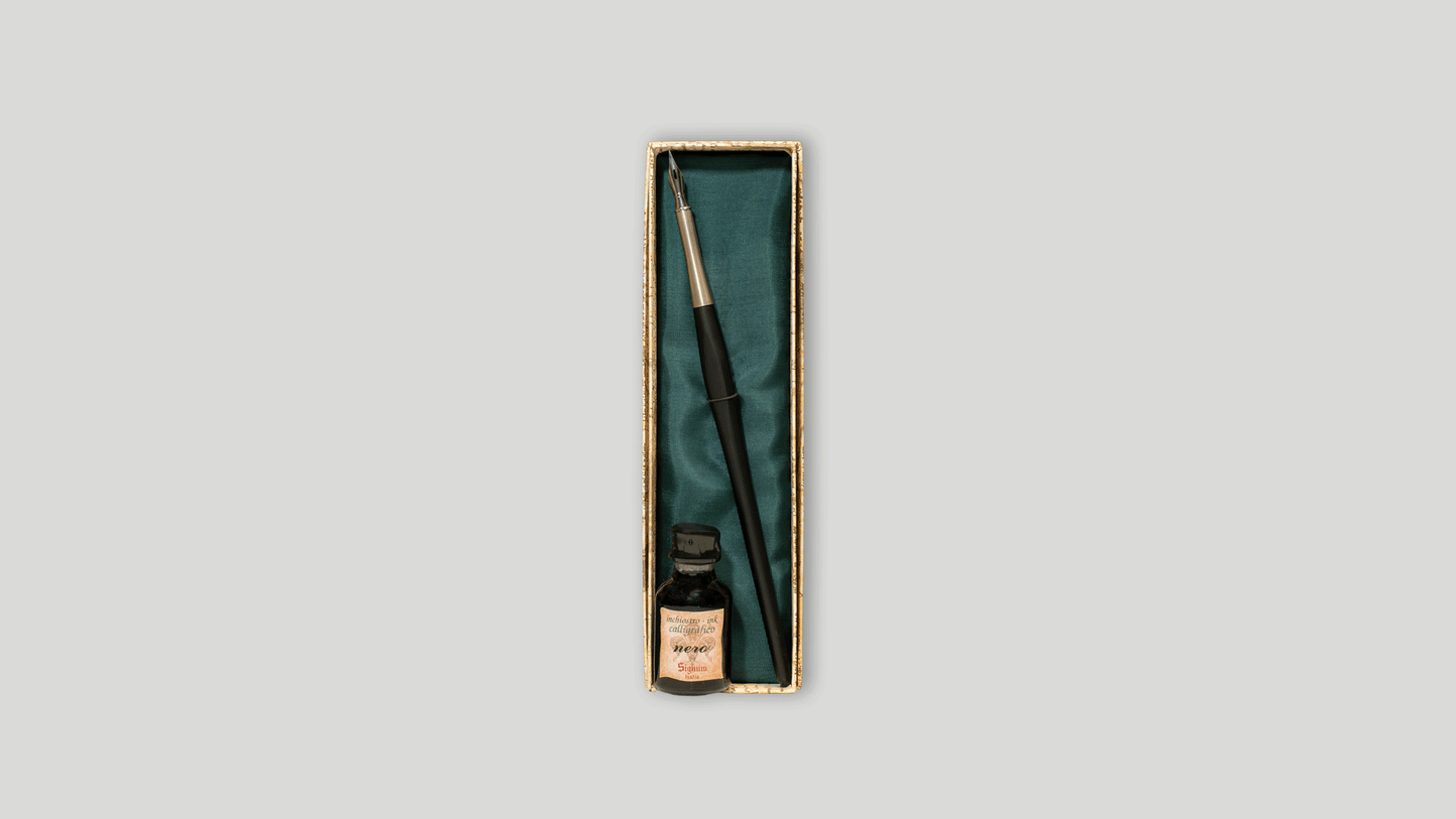 Set canotti con inchiostro