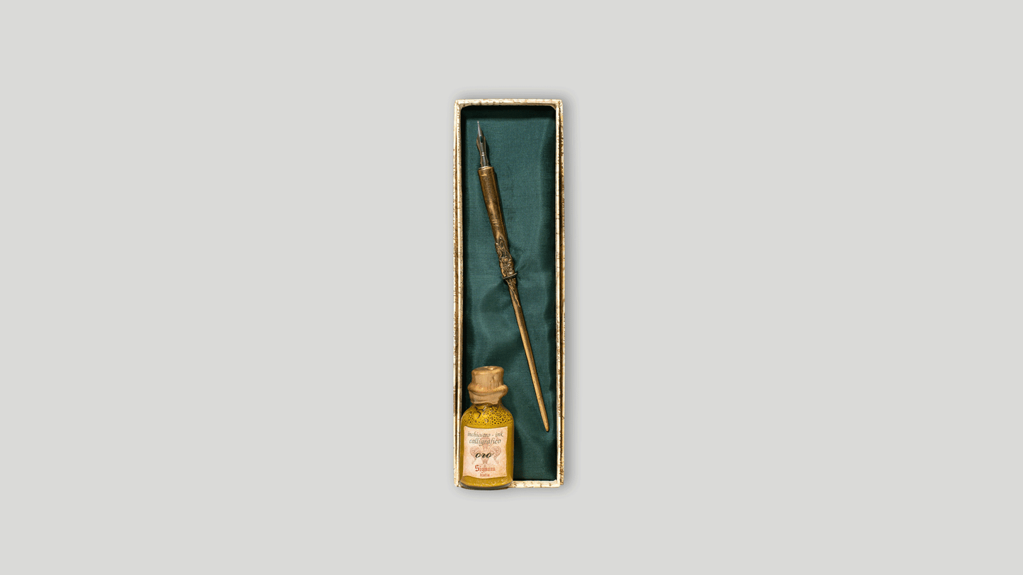 Set canotti con inchiostro