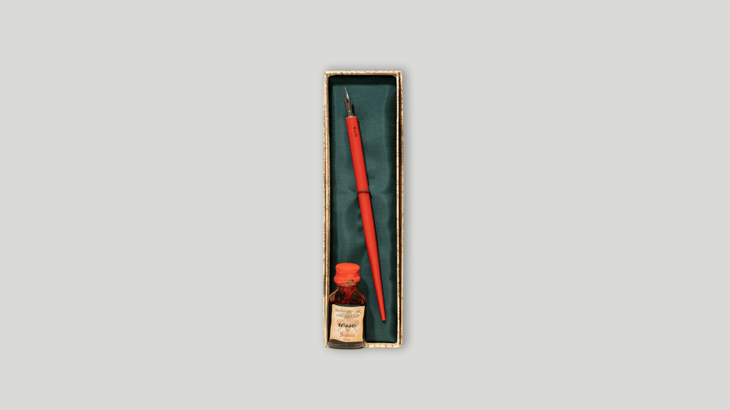Set canotti con inchiostro