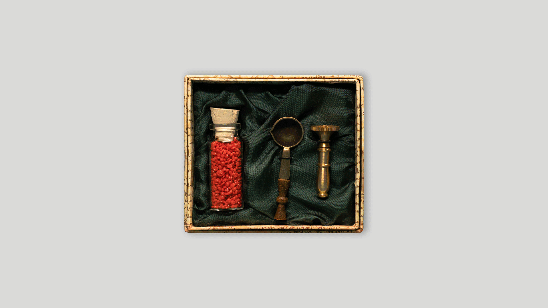 Set sigillo mini, ceralacca e colino