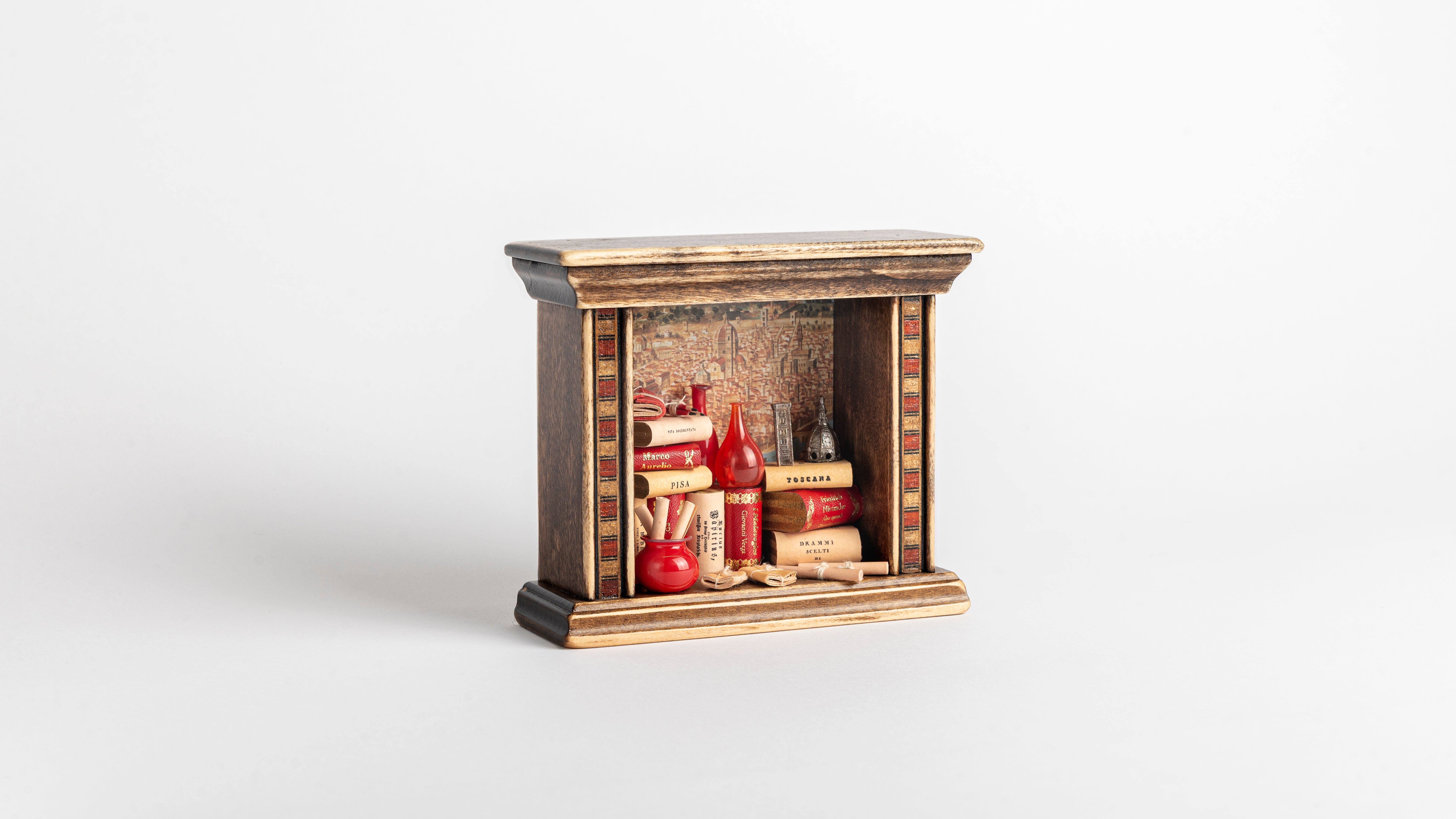 Piccola orizzontale con intarsi