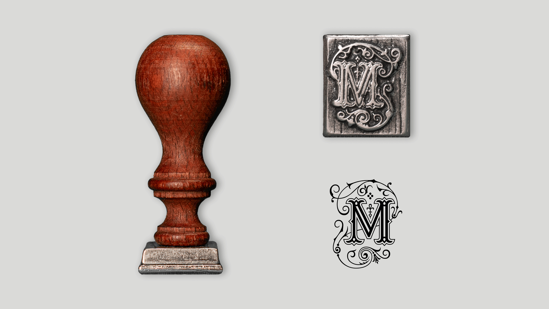 Seal with initial "Arabesque"