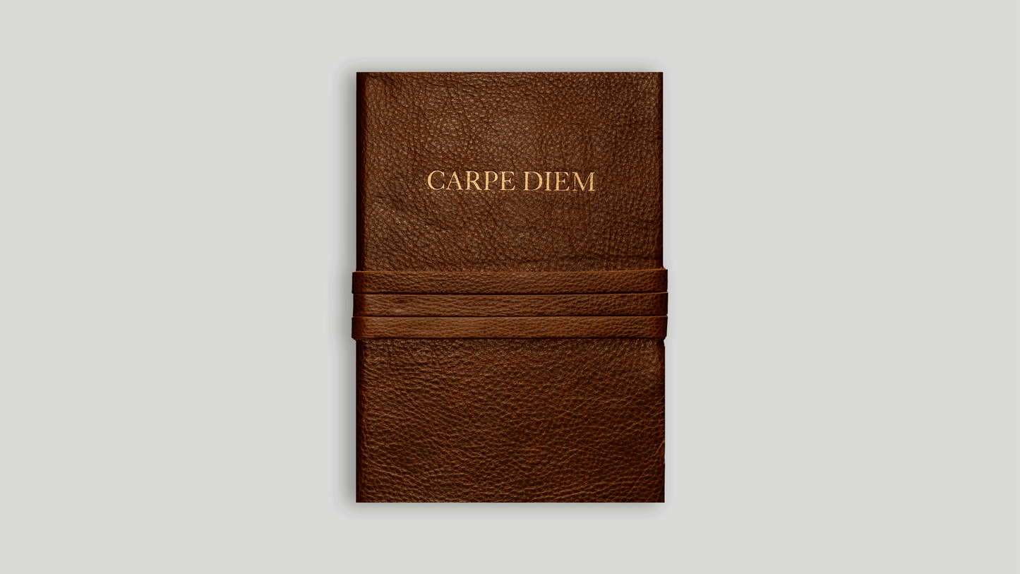 "Carpe Diem" notebook 15x21