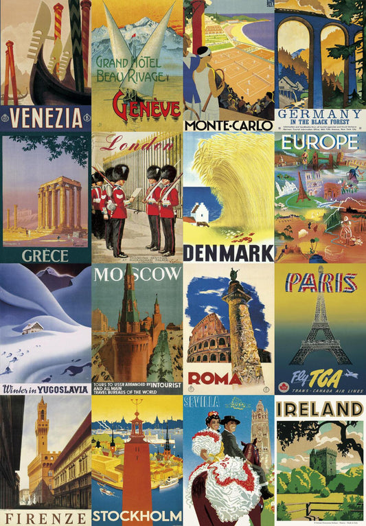 Postkarten von Europa