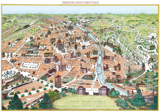 Karte von Florenz