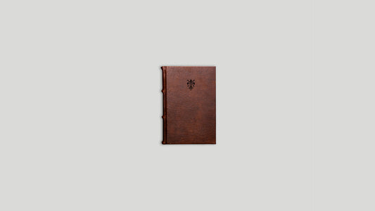 10x15 Leder-Notizbuch