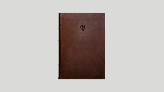 Leather notebook 21x30
