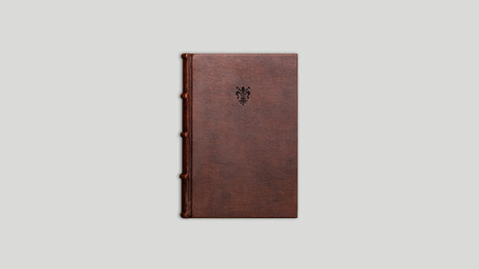 Leather notebook 15x21