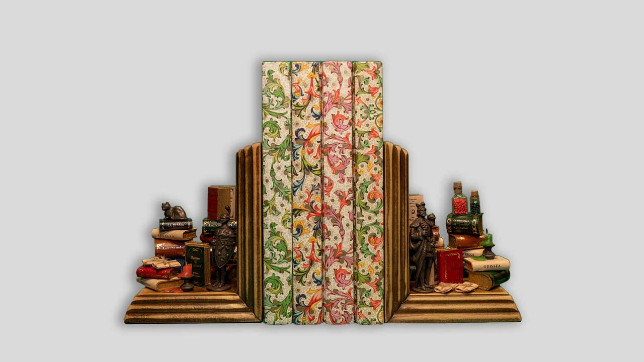 Mini library "Reggilibro smussato"