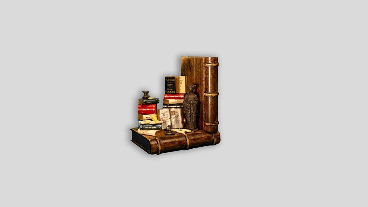 Minibibliothek „CUBE“.