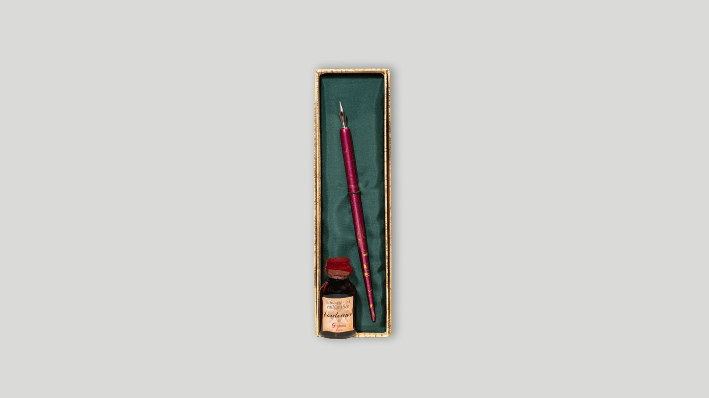Set canotti con inchiostro