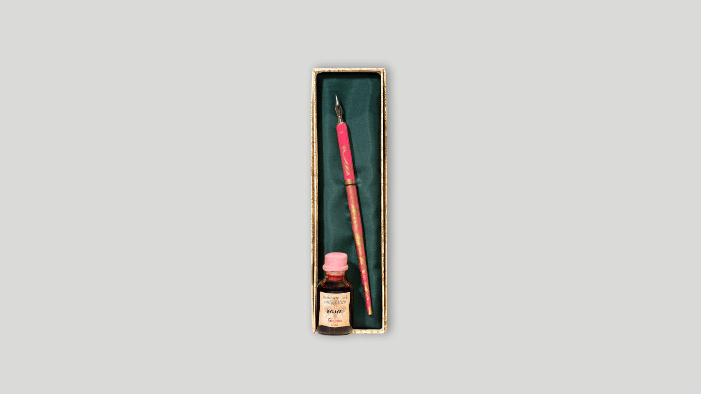 Set canotti con inchiostro