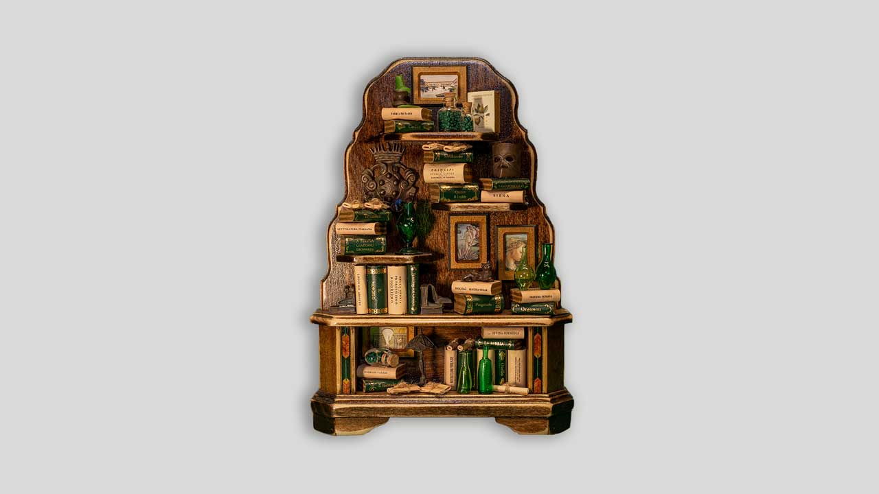 Minibibliothek „Veneta“.